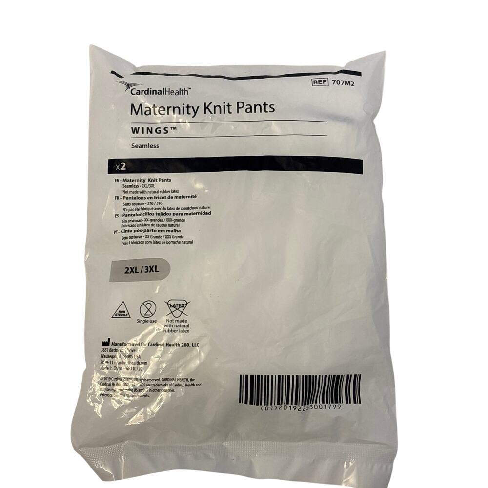 Cardinal Health Postpartum Disposable Underwear Maternity Knit Pants 2XL/3XL